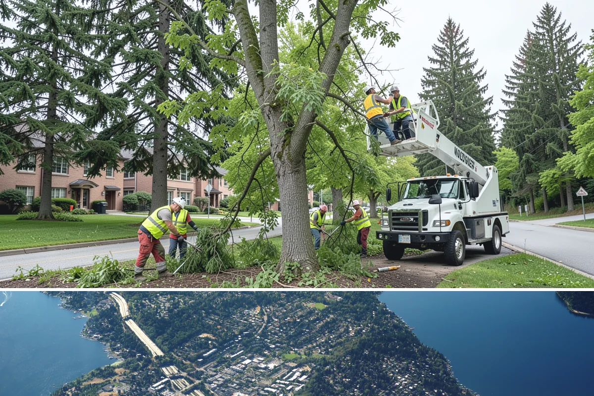 Right-of-Way Vegetation Removal in Mercer Island, King County, WA - Full-corridor removal is scheduled in the drier late-spring through early-fall window to manage soil disturbance and meet erosion...