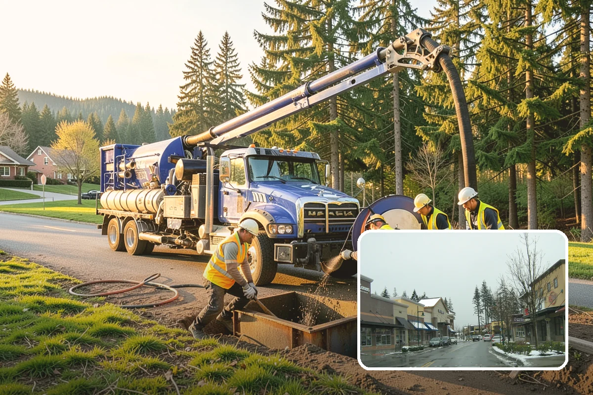 Right-of-Way Vegetation Removal in Mill Creek, Snohomish County, WA - Recovers encroached easement width for capital and enforcement needs