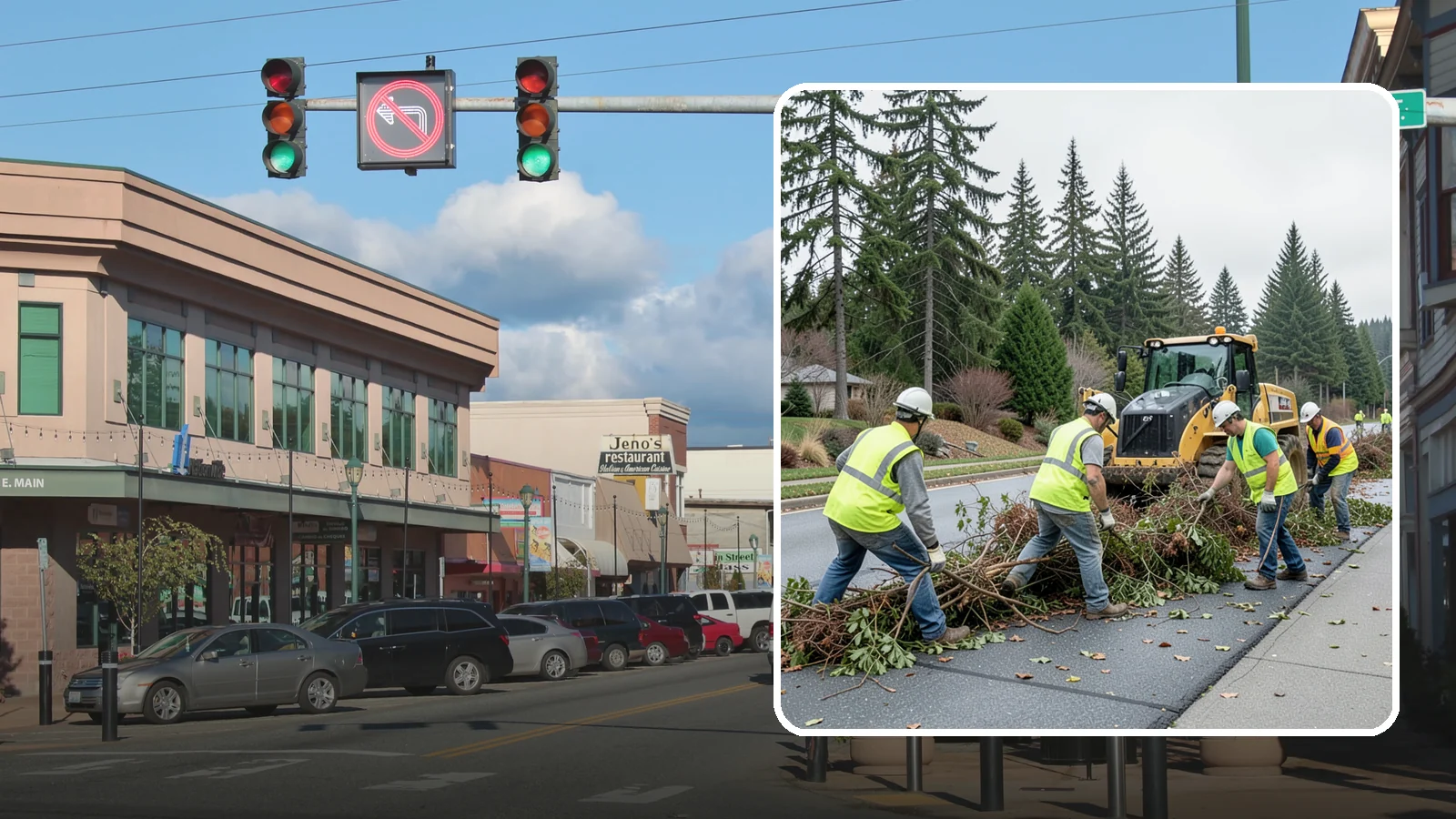 Right-of-Way Vegetation Removal in Monroe, Snohomish County, WA - Comprehensive vegetation removal that restores full right-of-way function where growth has overtaken the public easement.