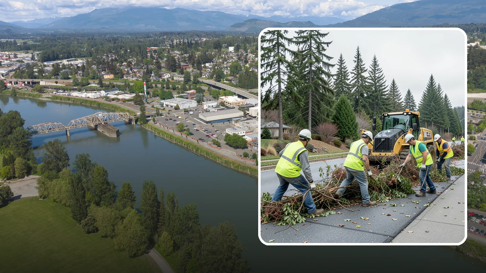 Right-of-Way Vegetation Removal in Mount Vernon, Skagit County, WA - Comprehensive vegetation removal that restores full right-of-way function where growth has overtaken the public easement.