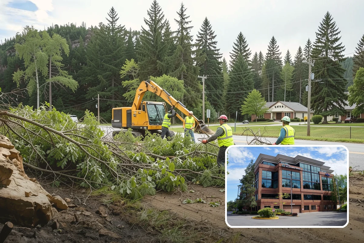 Right-of-Way Vegetation Removal in Mountlake Terrace, Snohomish County, WA - Recovers encroached easement width for capital and enforcement needs