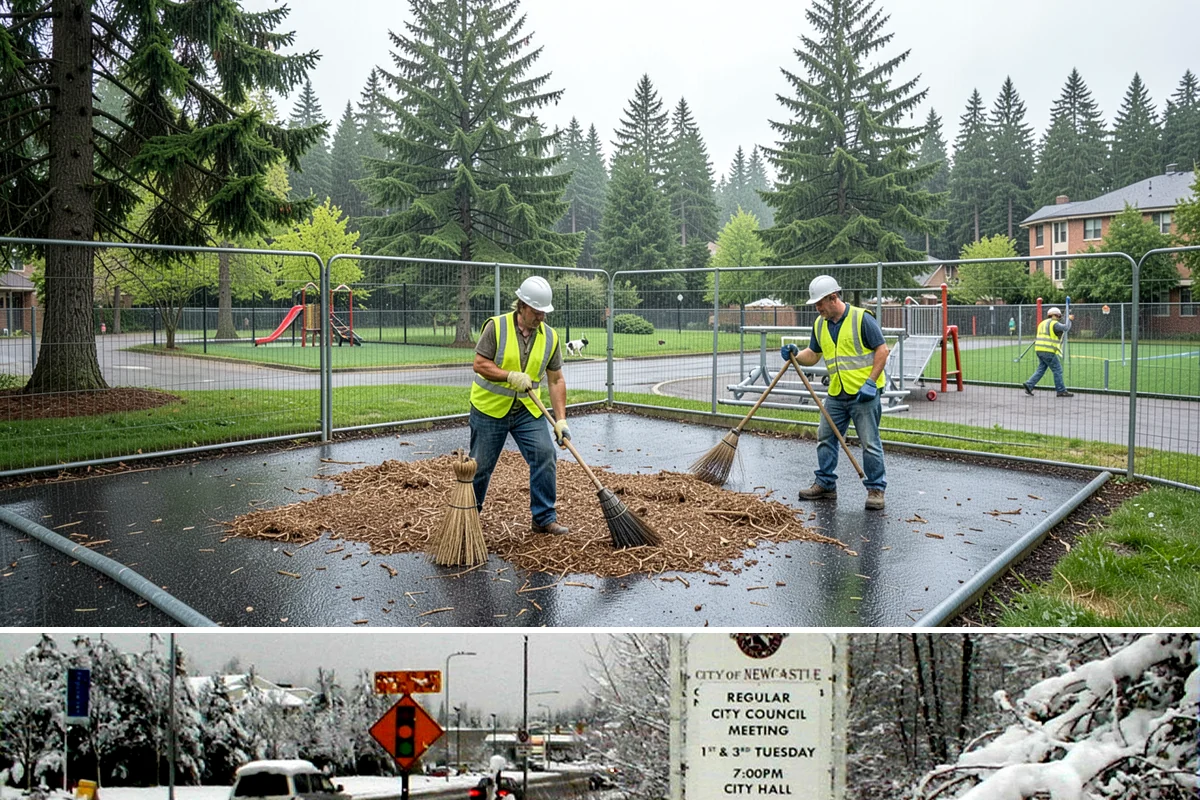 Right-of-Way Vegetation Removal in Newcastle, King County, WA - Full-corridor removal is scheduled in the drier late-spring through early-fall window to manage soil disturbance and meet erosion...