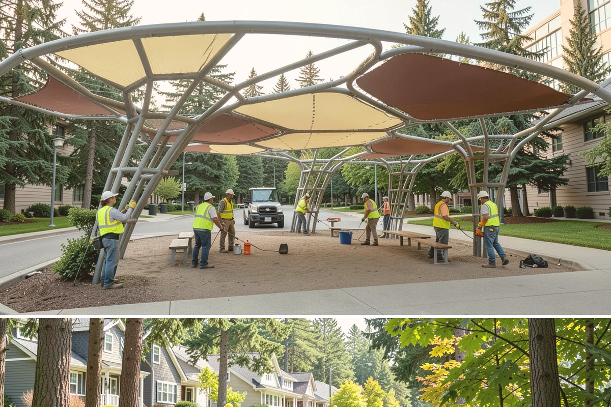 Right-of-Way Vegetation Removal in Normandy Park, King County, WA - Full-corridor removal is scheduled in the drier late-spring through early-fall window to manage soil disturbance and meet erosion...