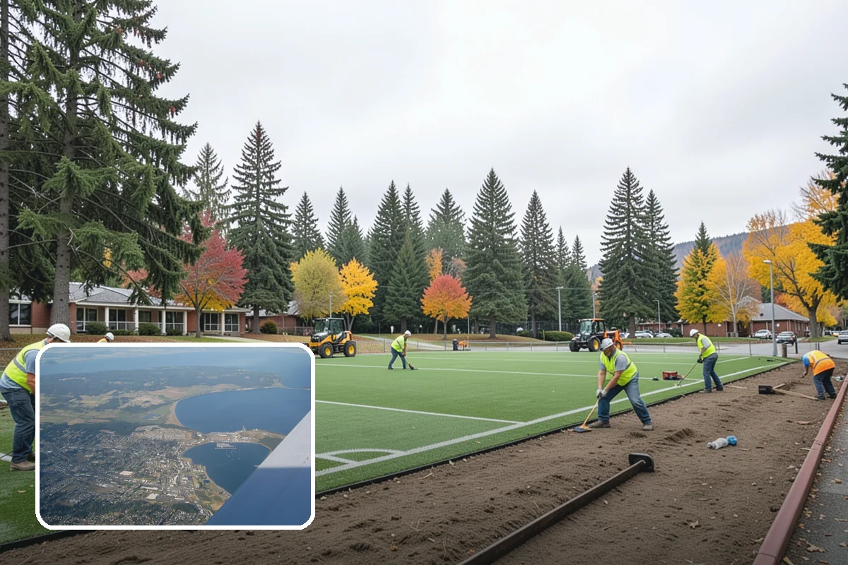 Right-of-Way Vegetation Removal in Oak Harbor, Island County, WA - Recovers encroached easement width for capital and enforcement needs
