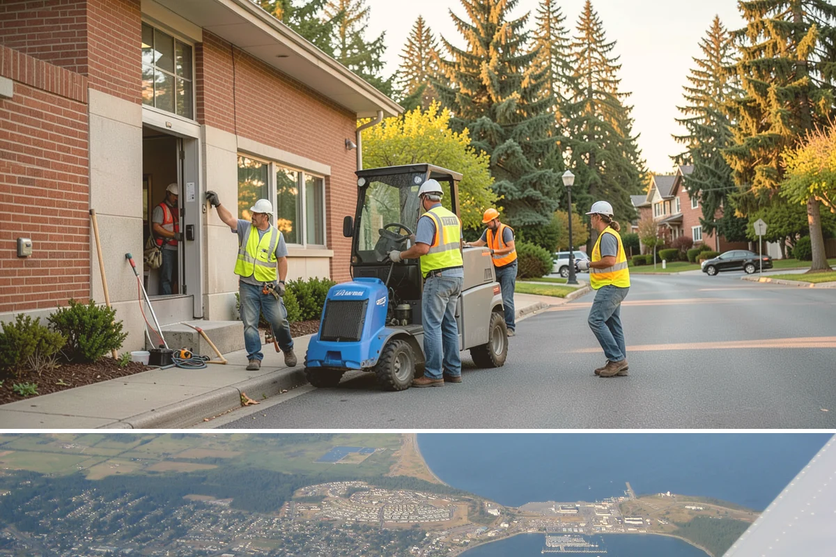 Right-of-Way Vegetation Removal in Oak Harbor, Island County, WA - Full-corridor removal is scheduled in the drier late-spring through early-fall window to manage soil disturbance and meet erosion...