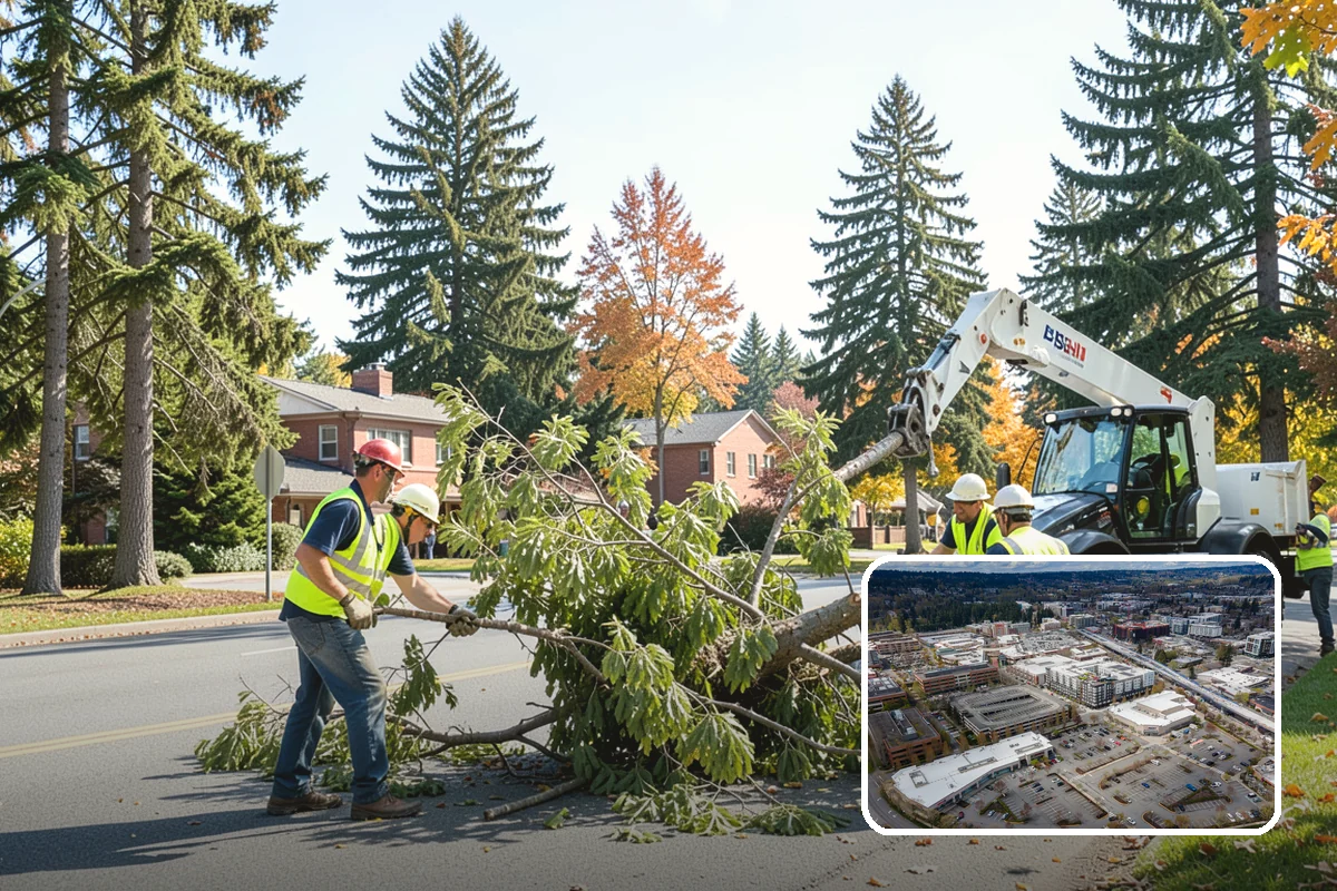 Right-of-Way Vegetation Removal in Redmond, King County, WA - Recovers encroached easement width for capital and enforcement needs