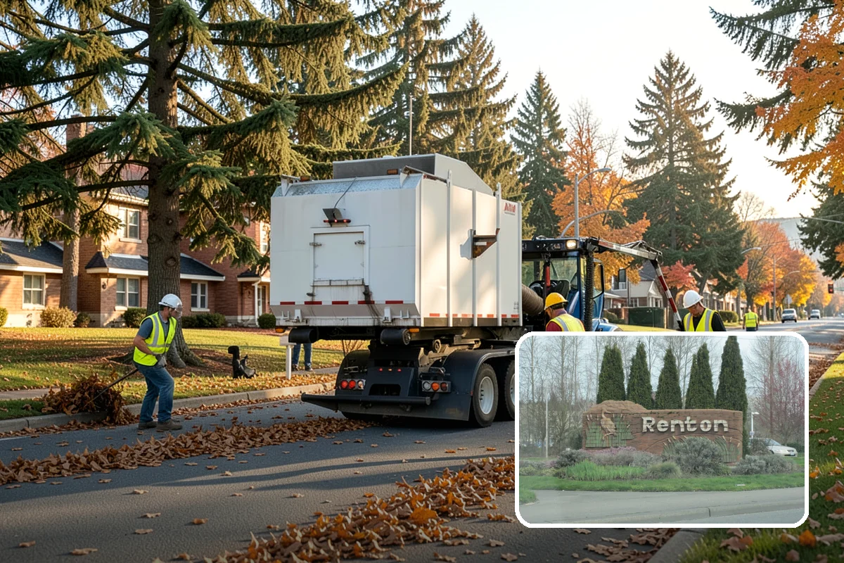 Right-of-Way Vegetation Removal in Renton, King County, WA - Recovers encroached easement width for capital and enforcement needs