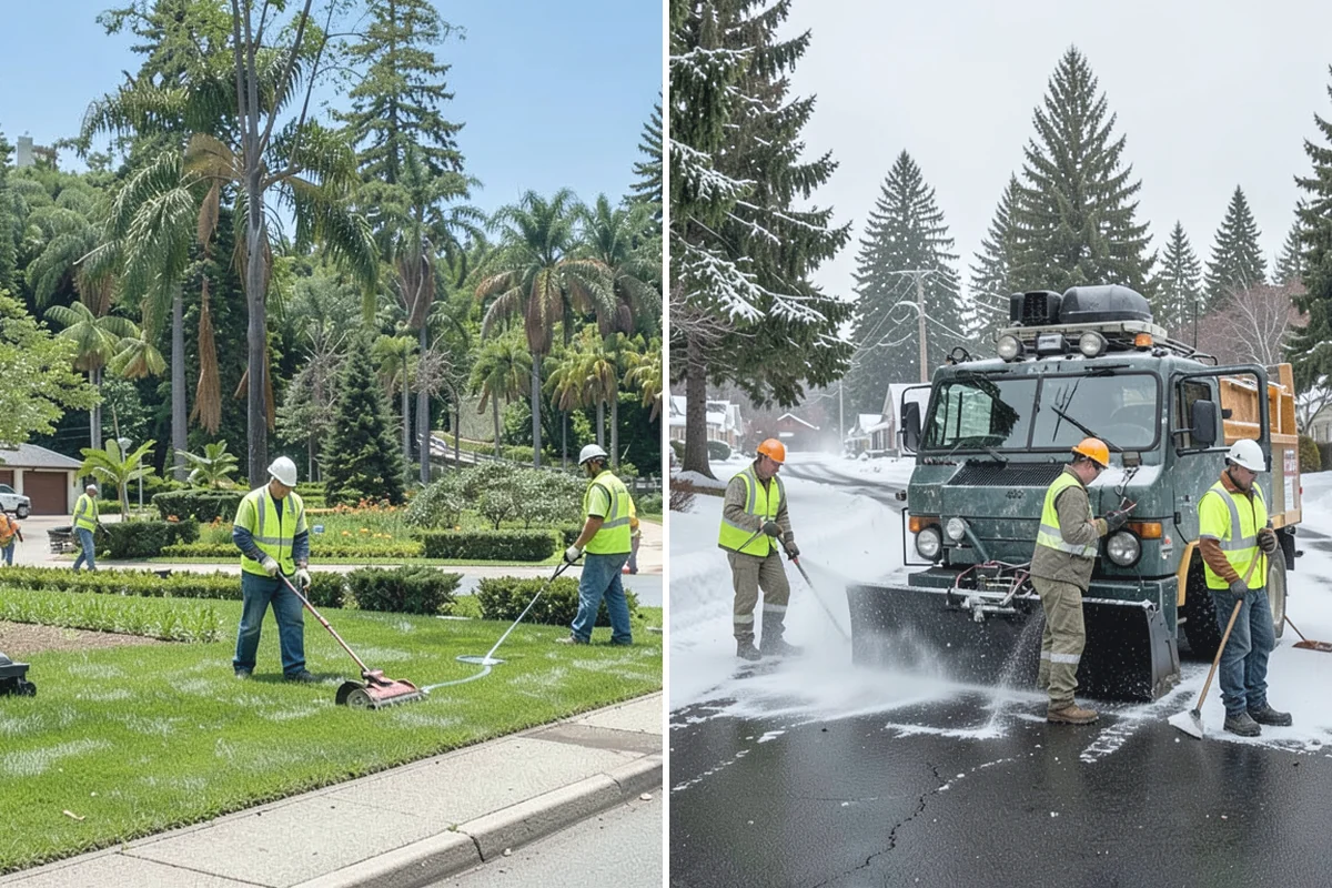 Right-of-Way Vegetation Removal in Renton, King County, WA - Confirm right-of-way limits with agency survey data and mark boundaries