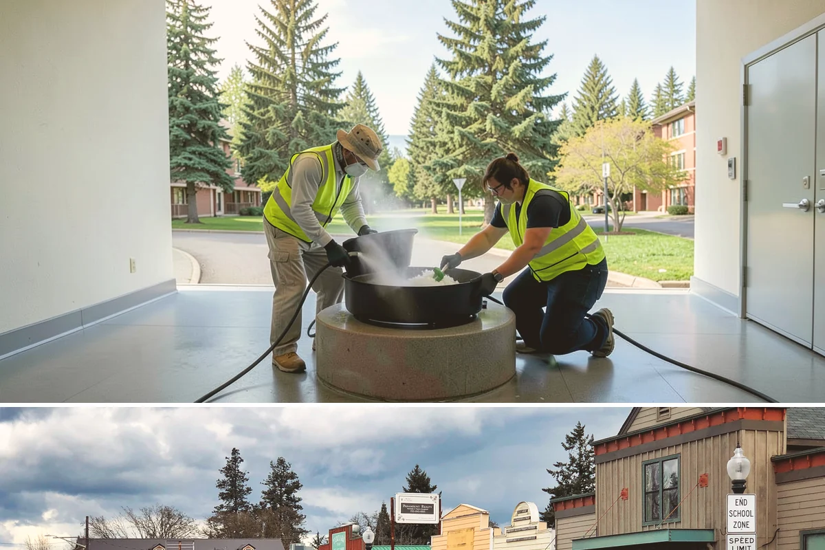 Right-of-Way Vegetation Removal in Roy, Pierce County, WA - Full-corridor removal is scheduled in the drier late-spring through early-fall window to manage soil disturbance and meet erosion...
