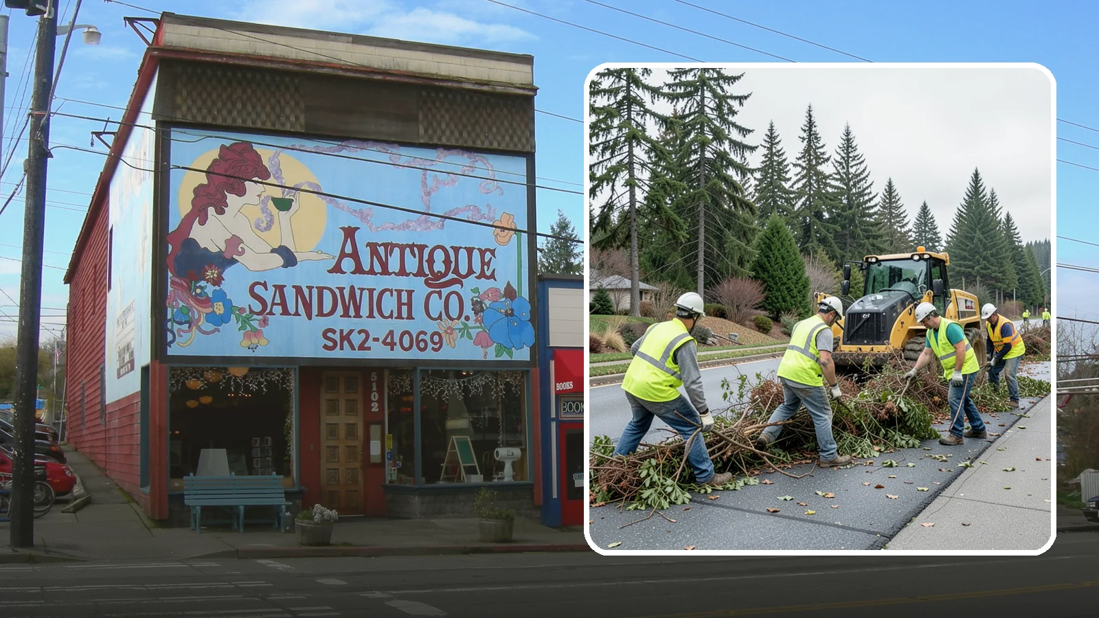 Right-of-Way Vegetation Removal in Ruston, Pierce County, WA - Comprehensive vegetation removal that restores full right-of-way function where growth has overtaken the public easement.