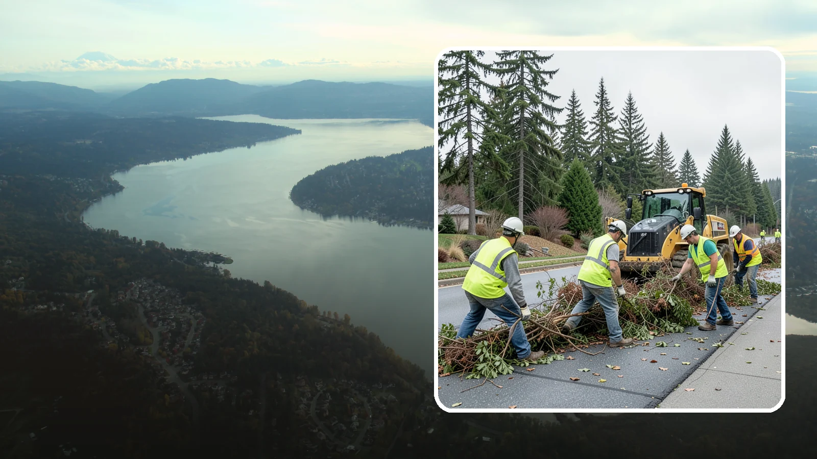 Right-of-Way Vegetation Removal in Sammamish, King County, WA - Comprehensive vegetation removal that restores full right-of-way function where growth has overtaken the public easement.
