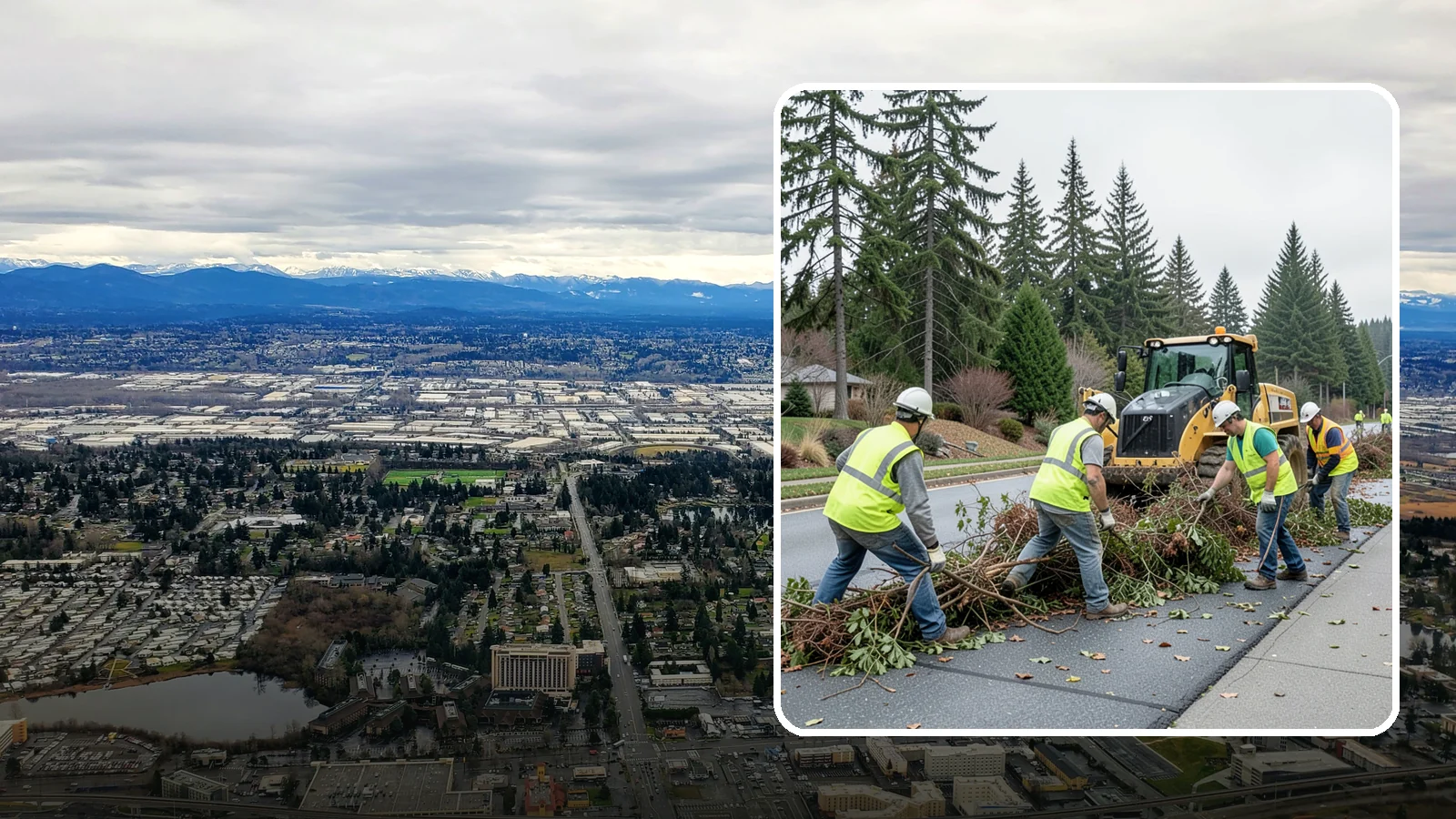 Right-of-Way Vegetation Removal in SeaTac, King County, WA - Comprehensive vegetation removal that restores full right-of-way function where growth has overtaken the public easement.