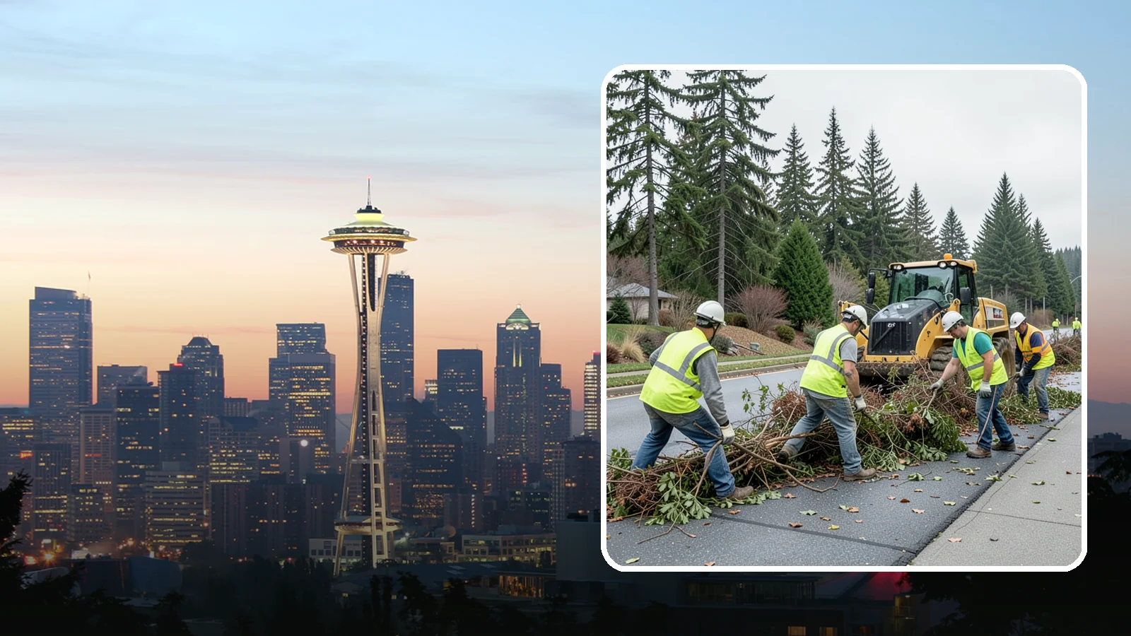 Right-of-Way Vegetation Removal in Seattle, King County, WA - Comprehensive vegetation removal that restores full right-of-way function where growth has overtaken the public easement.