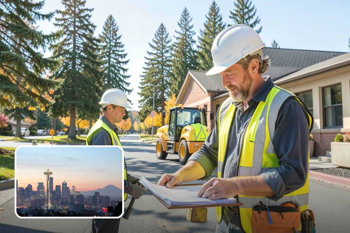 Right-of-Way Vegetation Removal in Seattle, King County, WA - Recovers encroached easement width for capital and enforcement needs