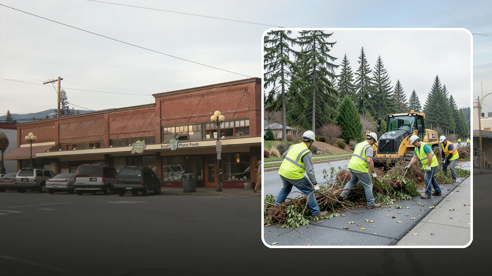 Right-of-Way Vegetation Removal in Sedro-Woolley, Skagit County, WA - Comprehensive vegetation removal that restores full right-of-way function where growth has overtaken the public easement.