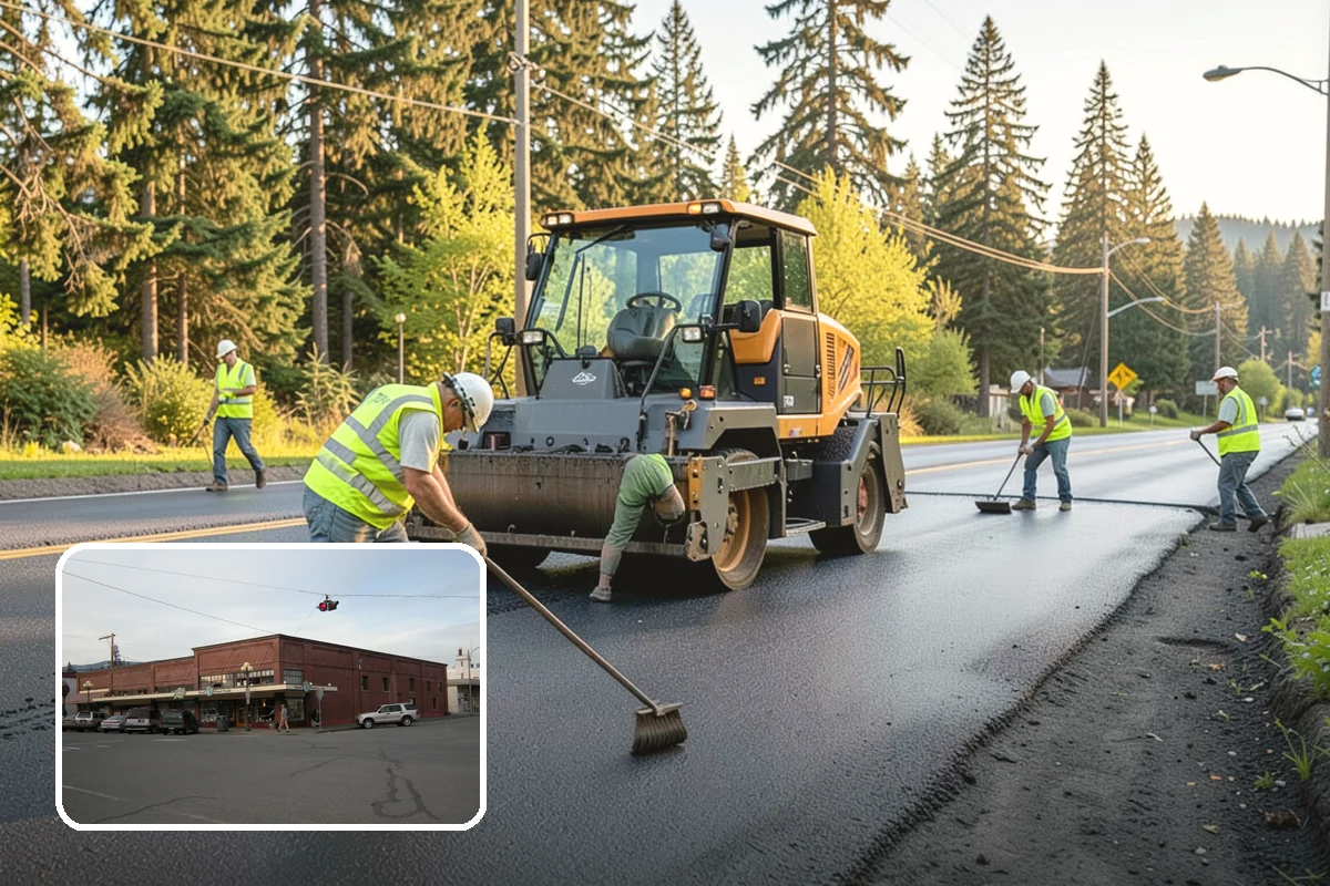Right-of-Way Vegetation Removal in Sedro-Woolley, Skagit County, WA - Recovers encroached easement width for capital and enforcement needs