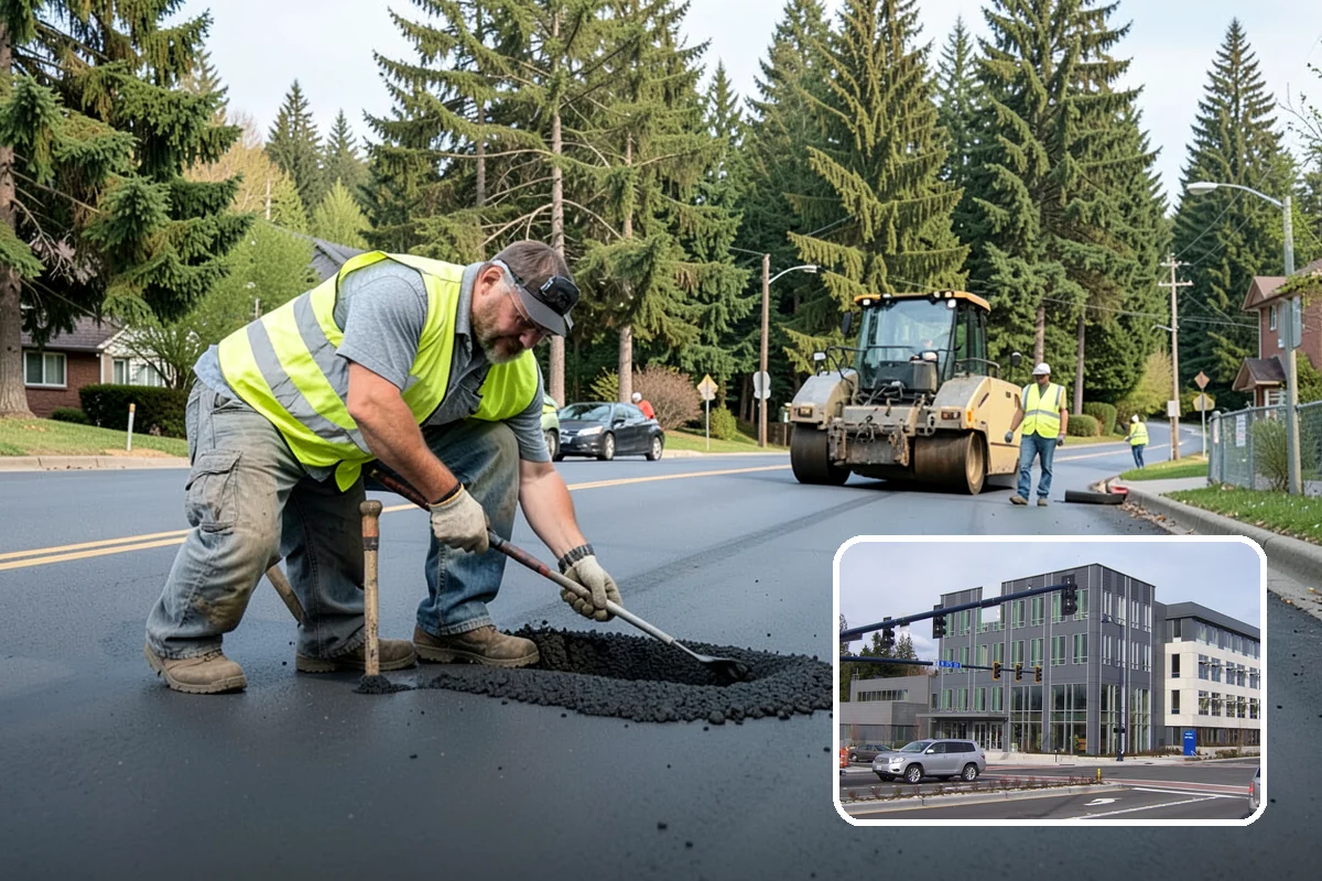 Right-of-Way Vegetation Removal in Shoreline, King County, WA - Recovers encroached easement width for capital and enforcement needs