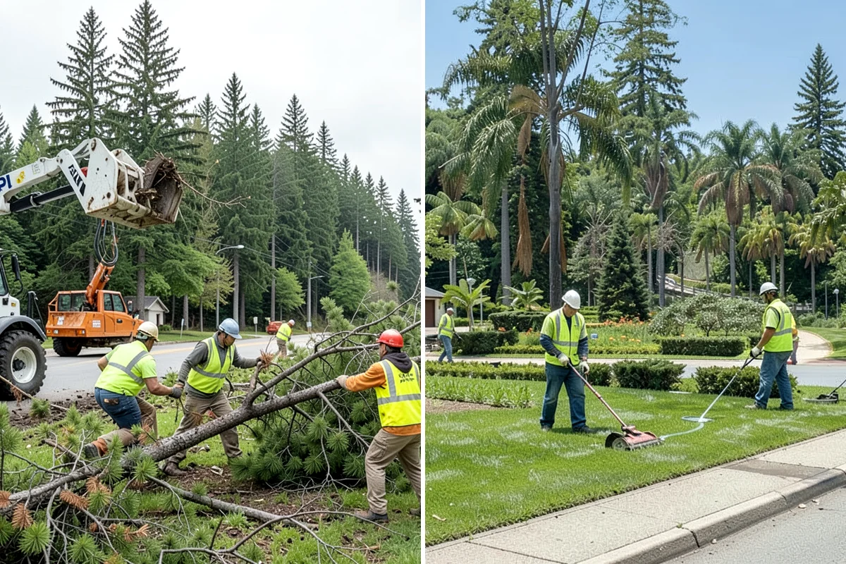 Right-of-Way Vegetation Removal in Snoqualmie, King County, WA - Confirm right-of-way limits with agency survey data and mark boundaries