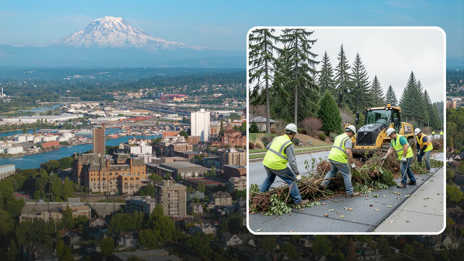 Right-of-Way Vegetation Removal in Tacoma, Pierce County, WA - Comprehensive vegetation removal that restores full right-of-way function where growth has overtaken the public easement.
