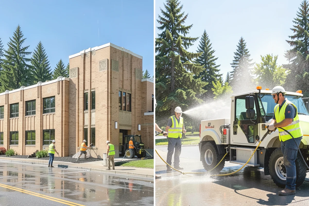 Right-of-Way Vegetation Removal in University Place, Pierce County, WA - Confirm right-of-way limits with agency survey data and mark boundaries