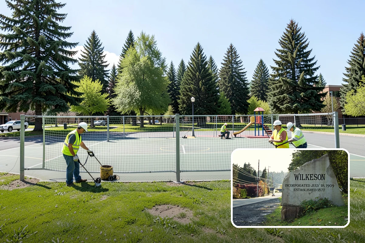 Right-of-Way Vegetation Removal in Wilkeson, Pierce County, WA - Recovers encroached easement width for capital and enforcement needs