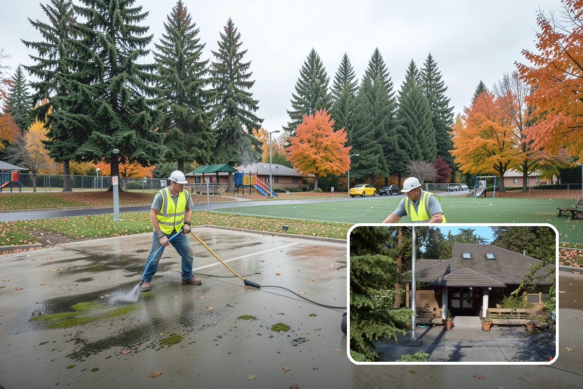 Right-of-Way Vegetation Removal in Yarrow Point, King County, WA - Recovers encroached easement width for capital and enforcement needs