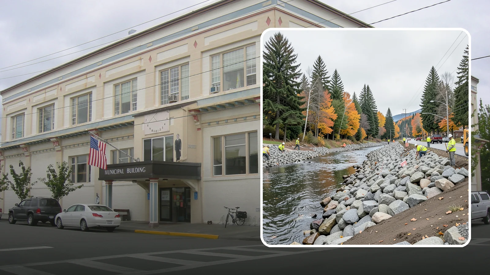 Riprap Installation in Anacortes, Skagit County, WA - Riprap installation that armors banks, outfalls, and slopes against erosion and scour from high flows.