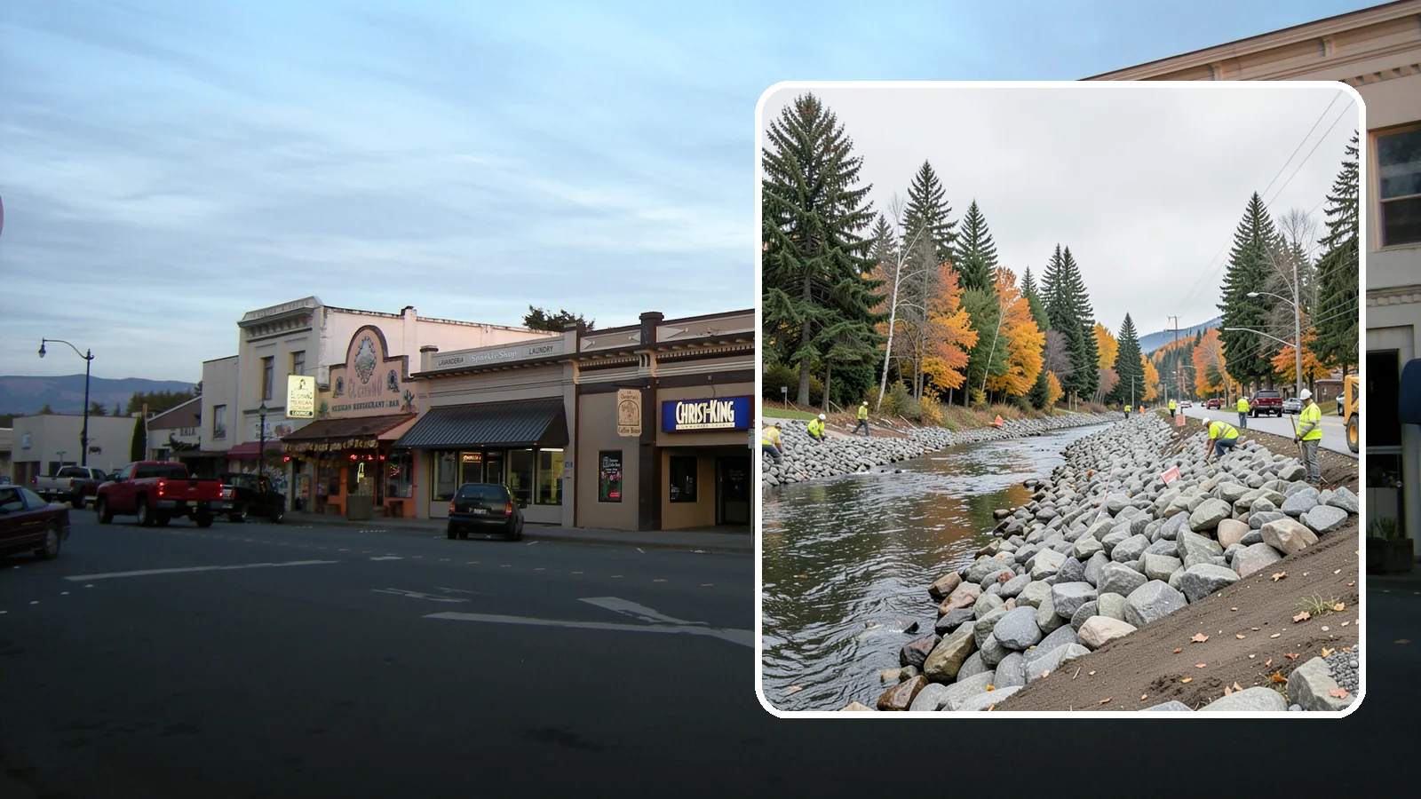 Riprap Installation in Burlington, Skagit County, WA - Riprap installation that armors banks, outfalls, and slopes against erosion and scour from high flows.