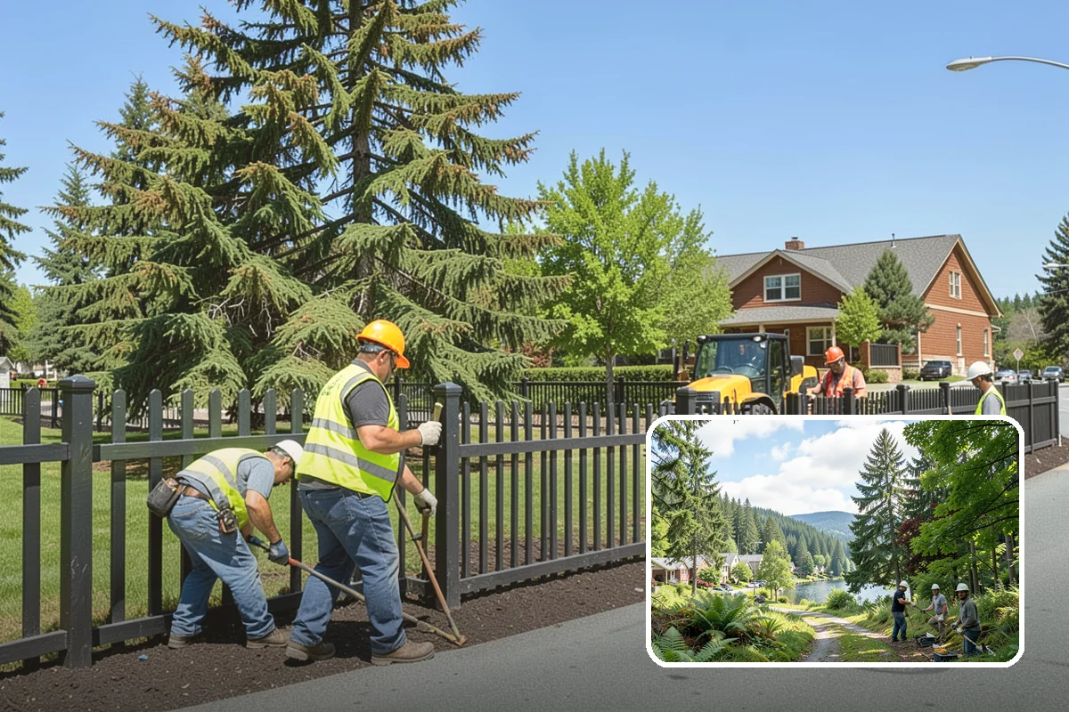Riprap Installation in Lake Forest Park, King County, WA - Protects banks and outfalls from scour and undermining