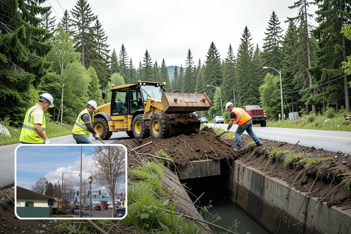 Riprap Installation in Marysville, Snohomish County, WA - Protects banks and outfalls from scour and undermining