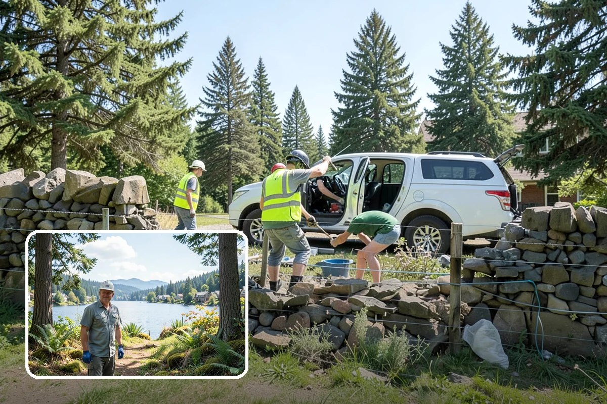 Riprap Installation in Milton, King County, WA - Protects banks and outfalls from scour and undermining