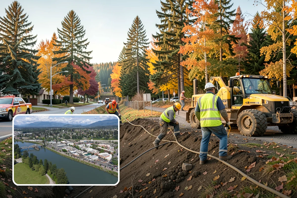Riprap Installation in Mount Vernon, Skagit County, WA - Protects banks and outfalls from scour and undermining