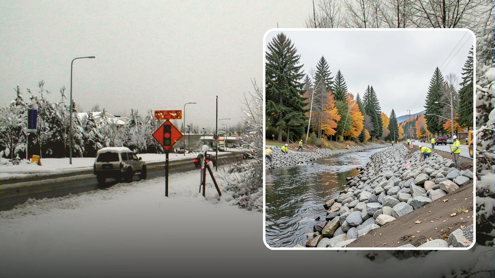 Riprap Installation in Newcastle, King County, WA - Riprap installation that armors banks, outfalls, and slopes against erosion and scour from high flows.