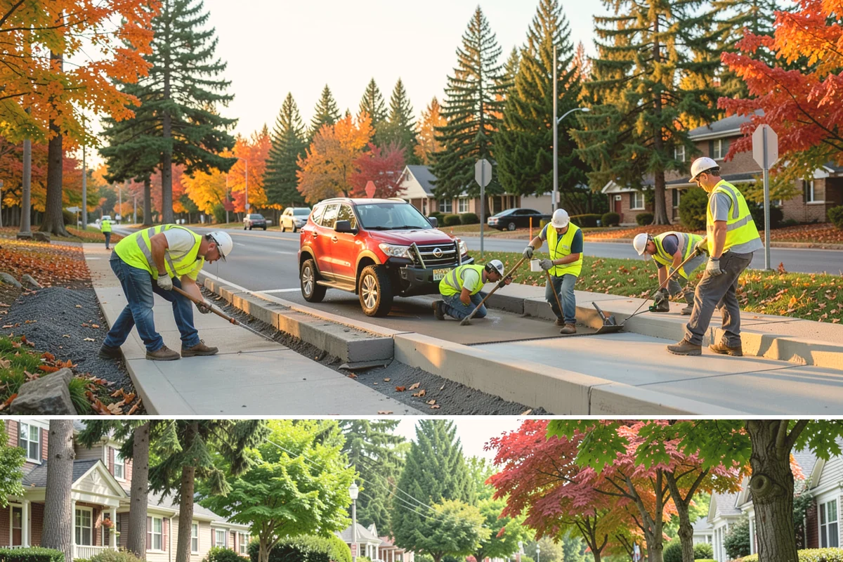 Roadside Brush Clearing in Beaux Arts Village, King County, WA - Brush clearing runs efficiently in late summer and fall when soils firm up, though winter dormant-season work improves visibility...