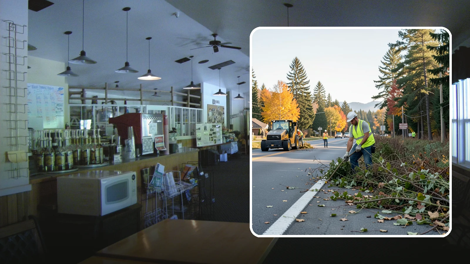 Roadside Brush Clearing in Black Diamond, King County, WA - Mechanical and hand brush clearing that reclaims overgrown right-of-way width and restores clear zones along municipal roads.