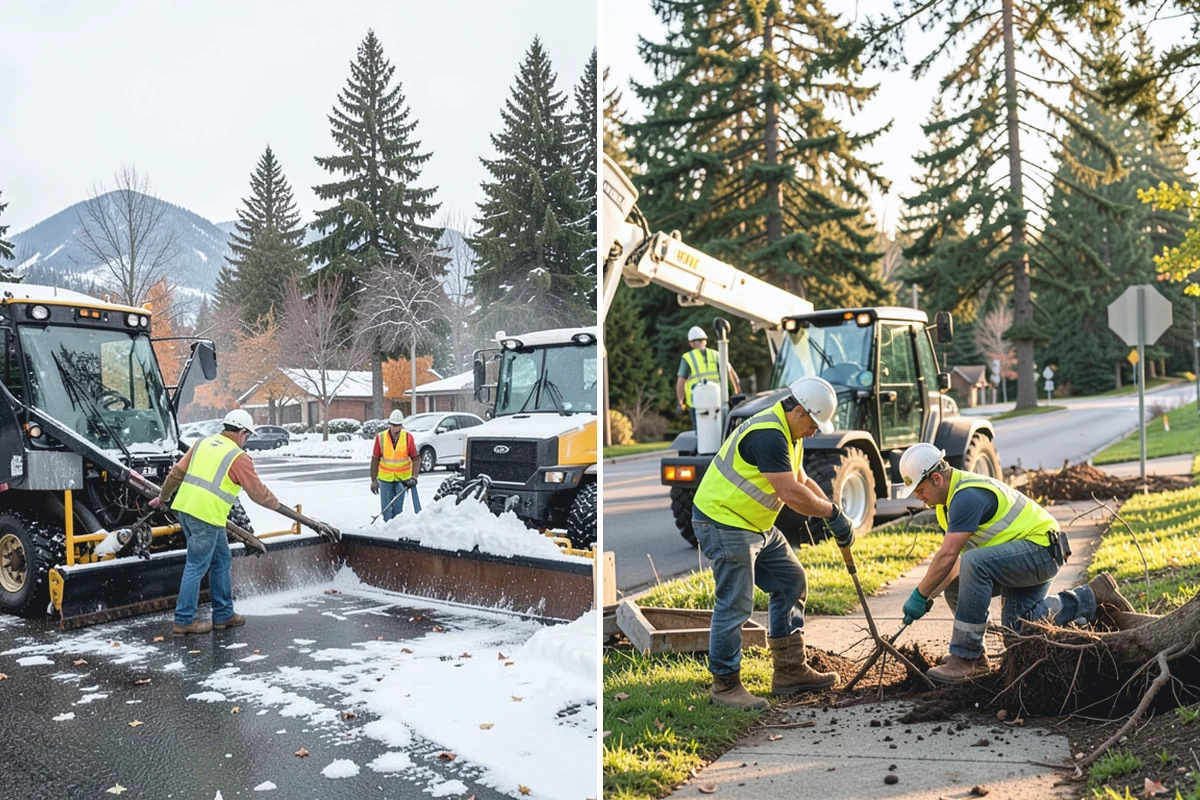 Roadside Brush Clearing in Bonney Lake, Pierce County, WA - Survey the corridor to map brush density, invasives, and protected vegetation