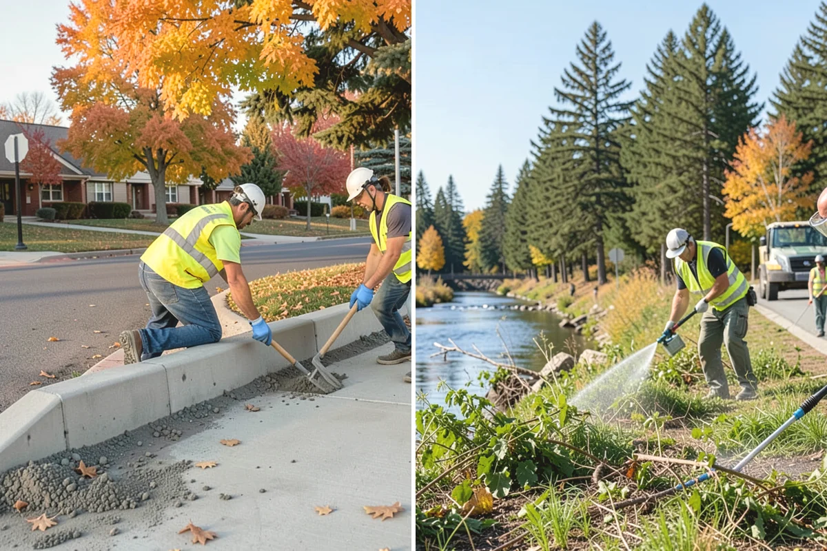 Roadside Brush Clearing in Duvall, King County, WA - Survey the corridor to map brush density, invasives, and protected vegetation