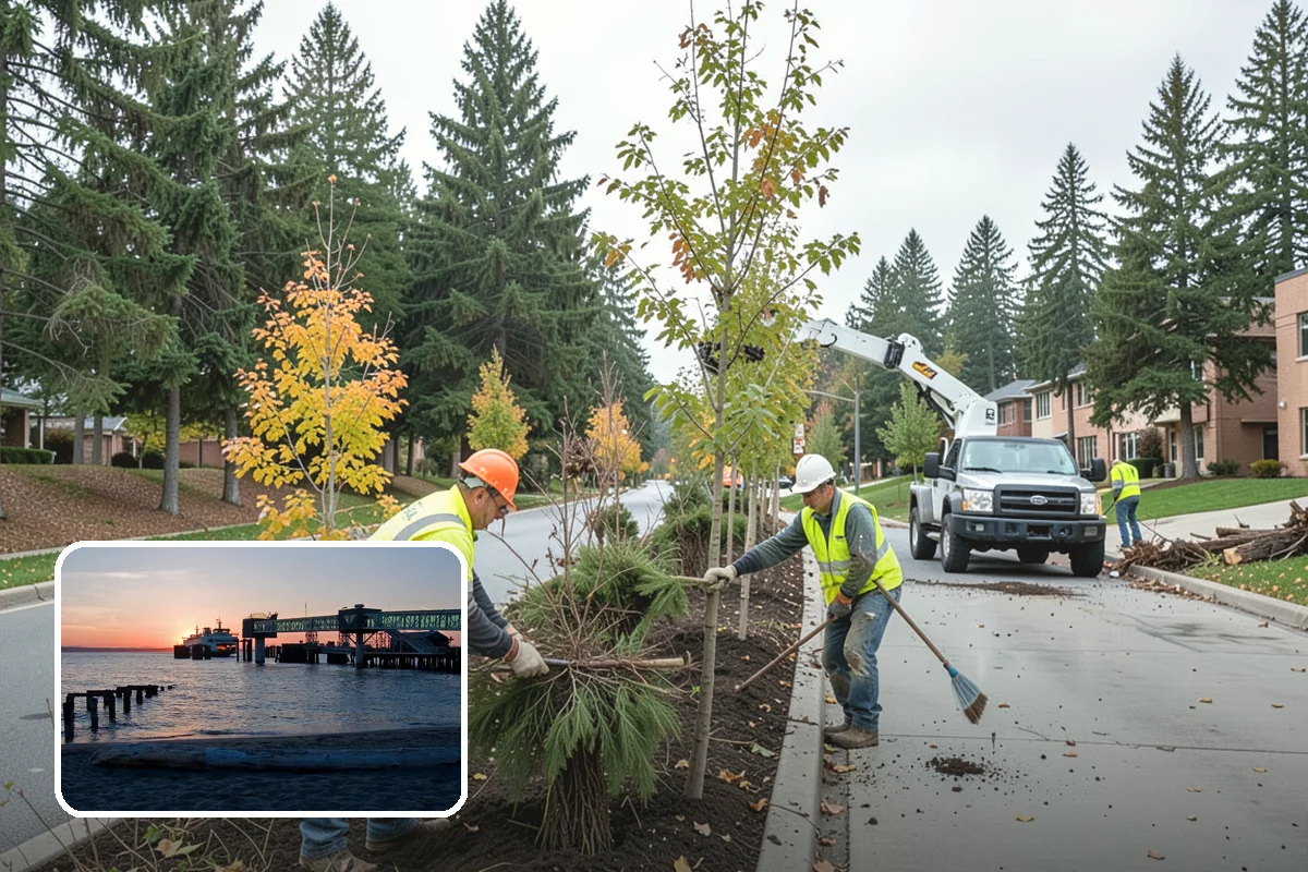 Roadside Brush Clearing in Edmonds, Snohomish County, WA - Reopens the recovery clear zone for roadway safety