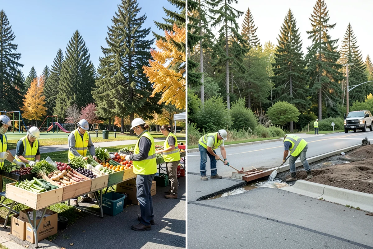 Roadside Brush Clearing in Gig Harbor, Pierce County, WA - Survey the corridor to map brush density, invasives, and protected vegetation