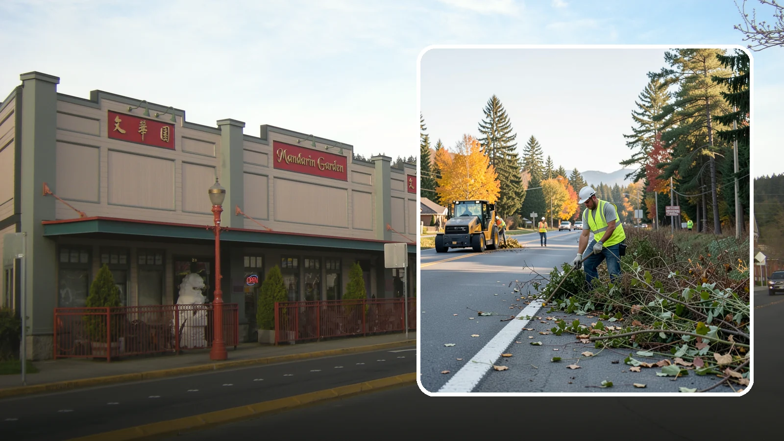 Roadside Brush Clearing in Issaquah, King County, WA - Mechanical and hand brush clearing that reclaims overgrown right-of-way width and restores clear zones along municipal roads.
