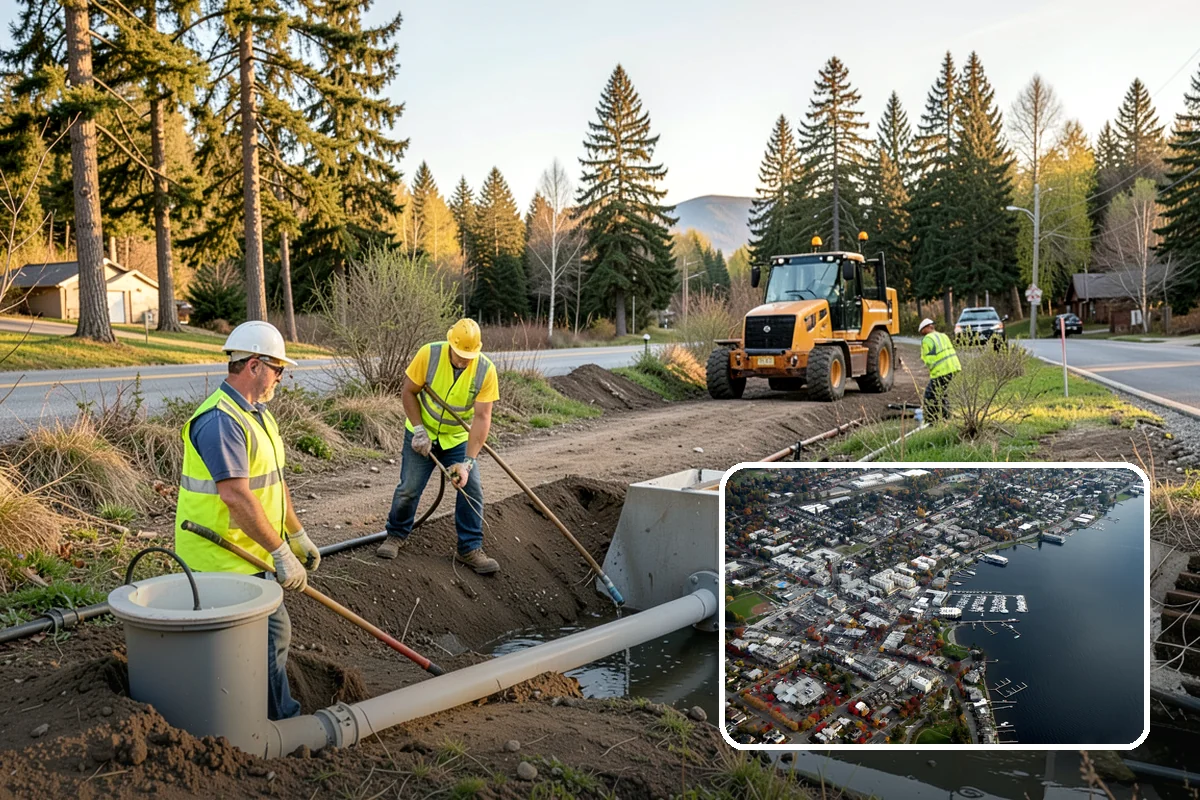 Roadside Brush Clearing in Kirkland, King County, WA - Reopens the recovery clear zone for roadway safety