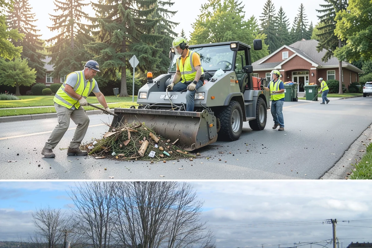 Roadside Brush Clearing in Langley, Island County, WA - Brush clearing runs efficiently in late summer and fall when soils firm up, though winter dormant-season work improves visibility...