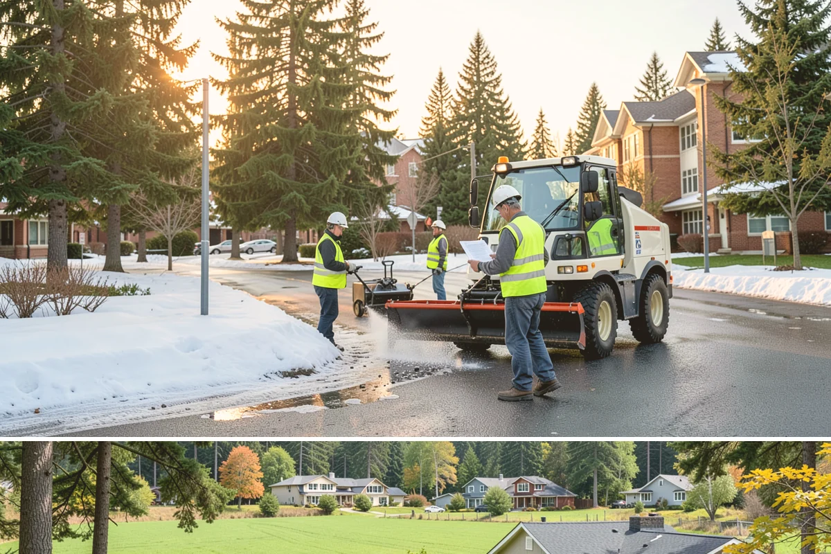 Roadside Brush Clearing in Lyman, Skagit County, WA - Brush clearing runs efficiently in late summer and fall when soils firm up, though winter dormant-season work improves visibility...