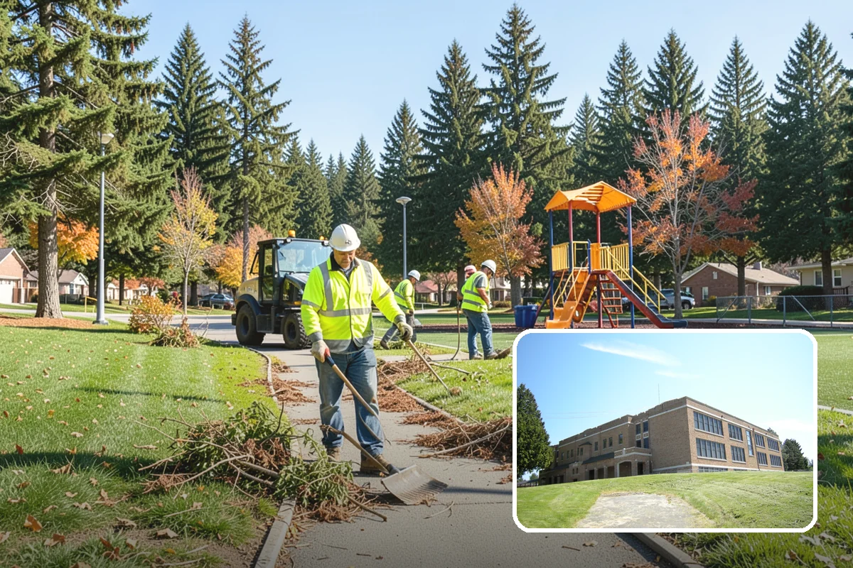 Roadside Brush Clearing in Maple Valley, King County, WA - Reopens the recovery clear zone for roadway safety