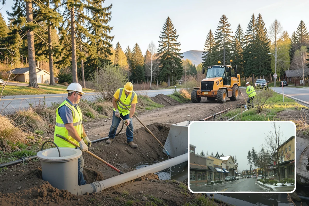 Roadside Brush Clearing in Mill Creek, Snohomish County, WA - Reopens the recovery clear zone for roadway safety