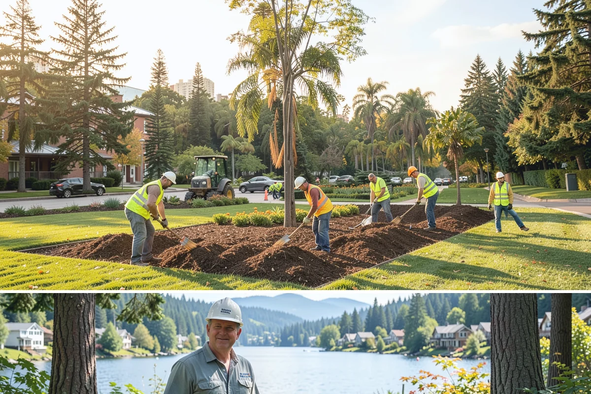 Roadside Brush Clearing in Milton, King County, WA - Brush clearing runs efficiently in late summer and fall when soils firm up, though winter dormant-season work improves visibility...