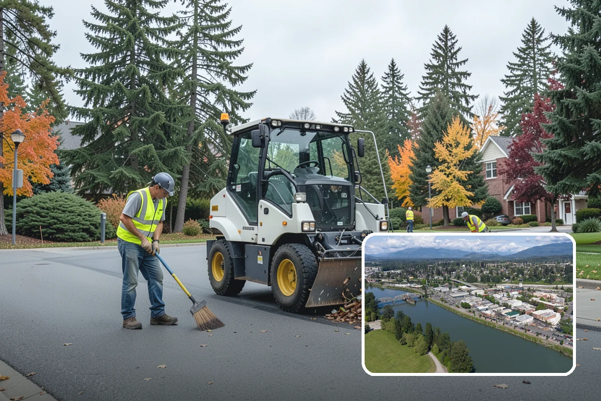 Roadside Brush Clearing in Mount Vernon, Skagit County, WA - Reopens the recovery clear zone for roadway safety