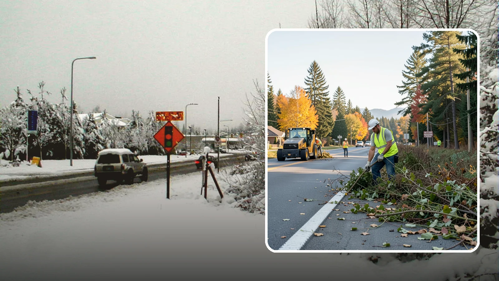 Roadside Brush Clearing in Newcastle, King County, WA - Mechanical and hand brush clearing that reclaims overgrown right-of-way width and restores clear zones along municipal roads.
