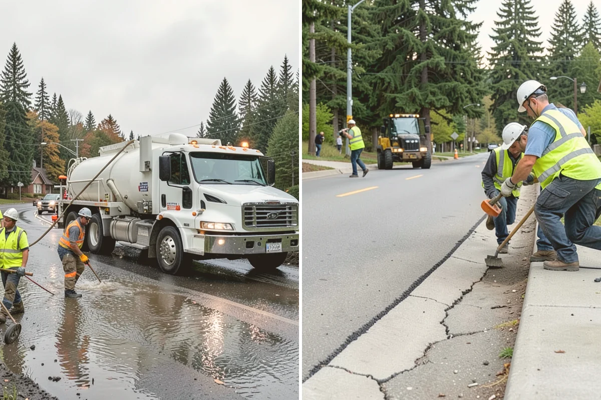 Roadside Brush Clearing in Newcastle, King County, WA - Survey the corridor to map brush density, invasives, and protected vegetation