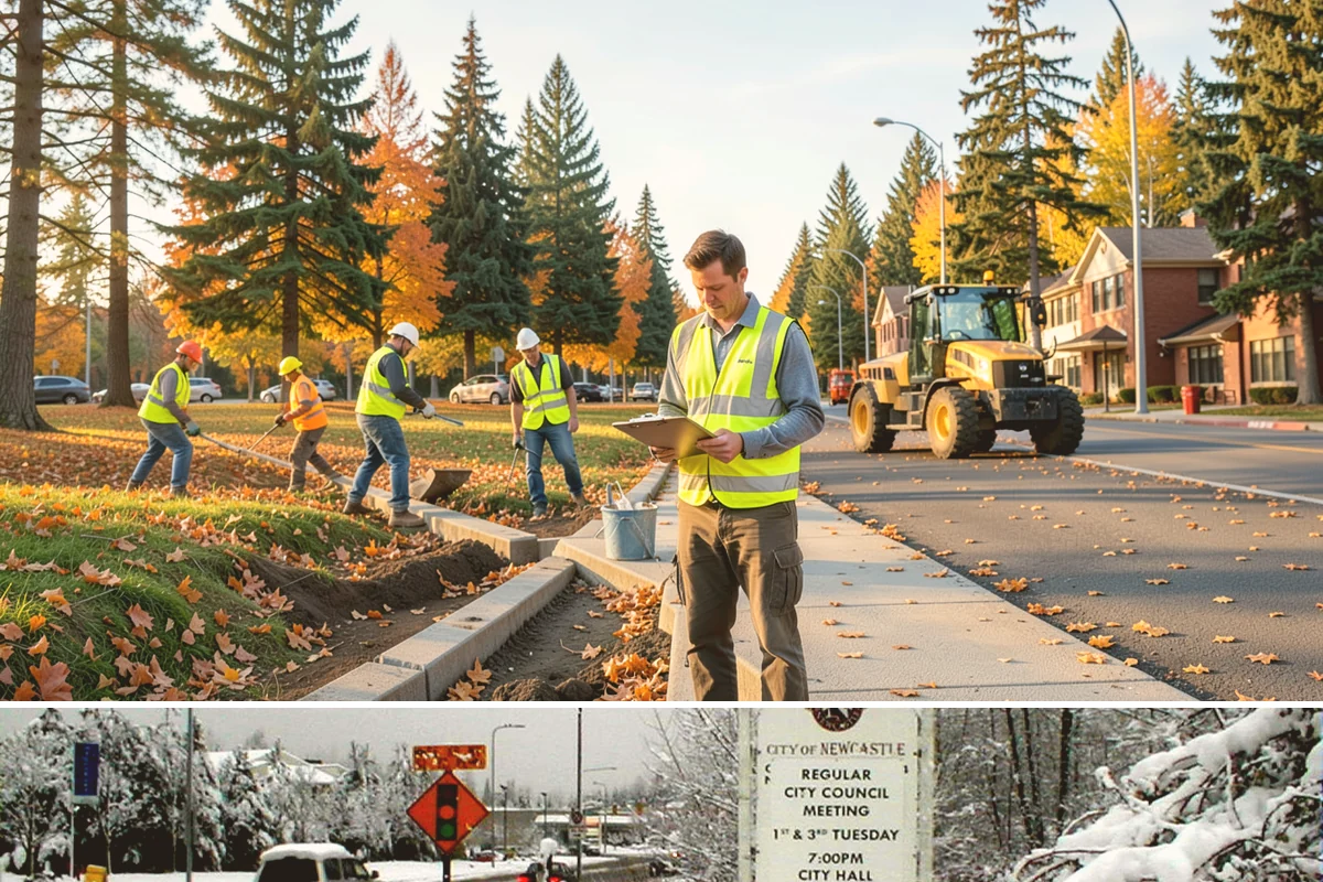 Roadside Brush Clearing in Newcastle, King County, WA - Brush clearing runs efficiently in late summer and fall when soils firm up, though winter dormant-season work improves visibility...